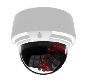 охранная IP камера с подсветкой, 4х вариообъективом и РоЕ ZN8-DANTVF59L